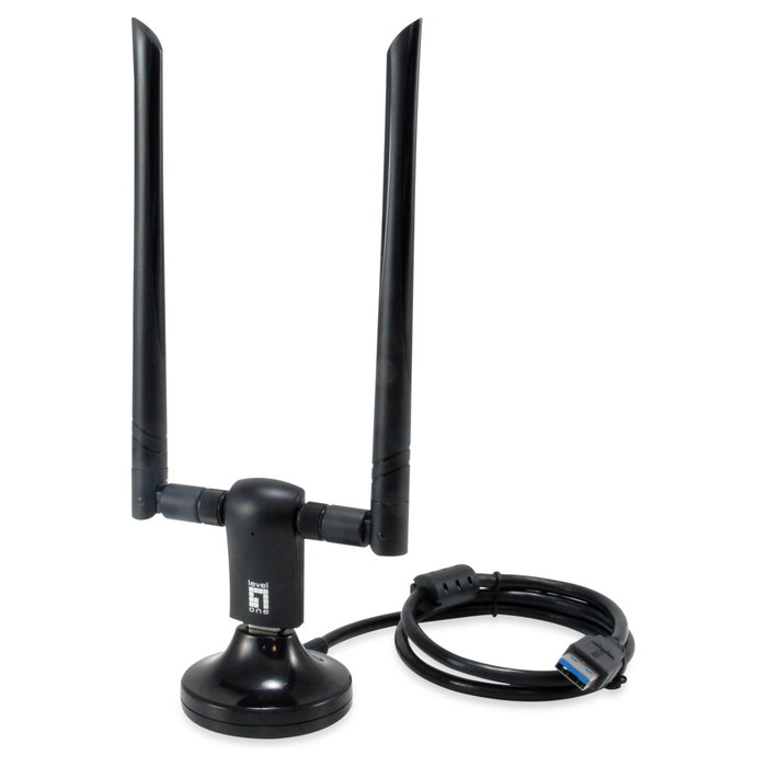 Level One WUA-1810E Adaptador WiFi USB 3.0 Dual Band AC1200 Level One WUA-1810E Adaptador WiFi USB 3.0 Dual Band AC1200