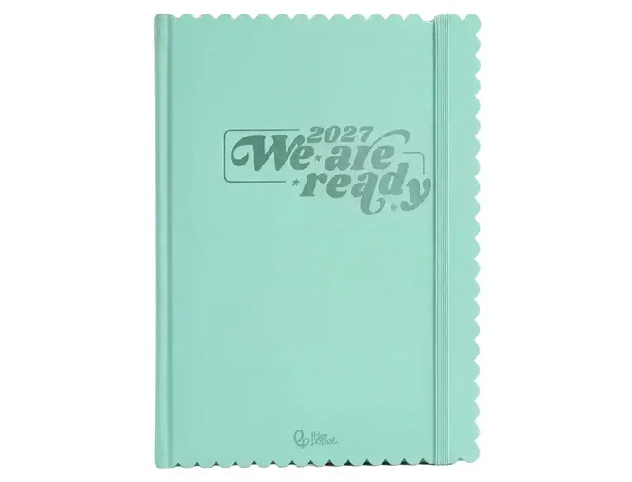Liderpapel Agenda Cloudy 2027 Día Página A5 Menta