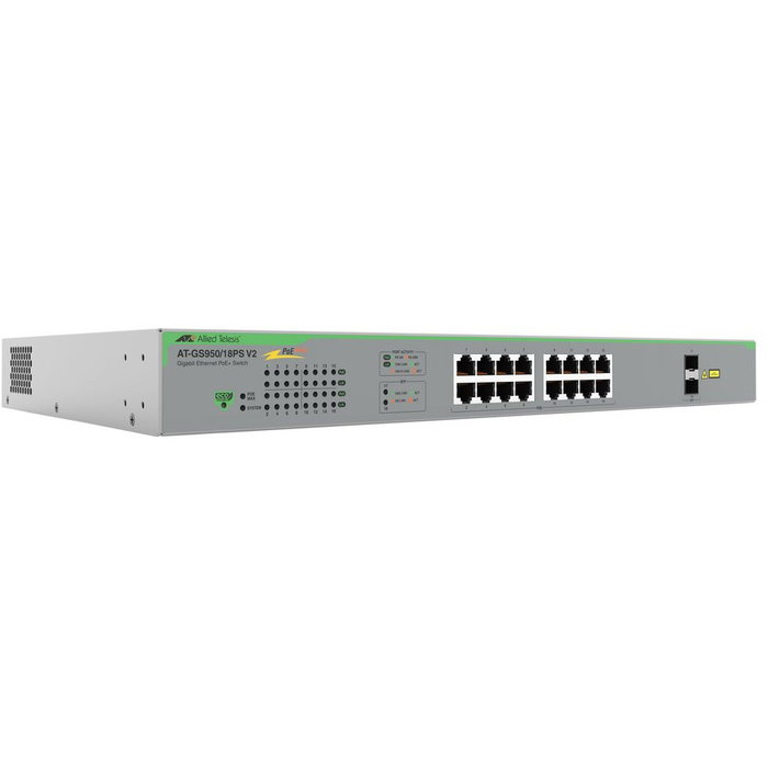 Allied Telesis AT-GS950/18PS-V2-50 Switch No Administrado Gigabit PoE Allied Telesis AT-GS950/18PS-V2-50 Switch No Administrado Gigabit PoE