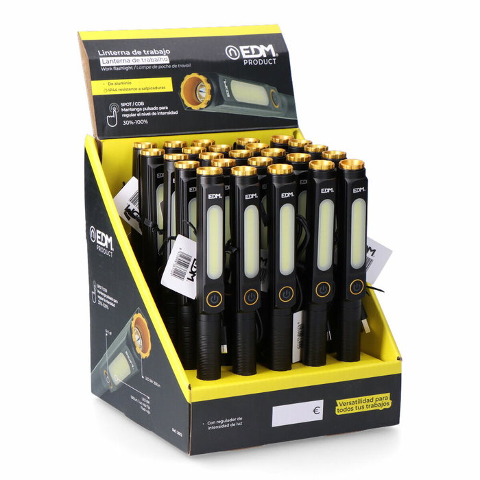 Edm Linterna de trabajo spot 5 W / COB 8 W