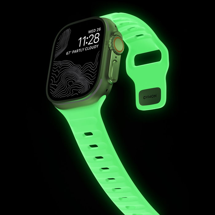Nomad Sport Band para Apple Ultra / 46mm Glow Nomad Sport Band para Apple Ultra / 46mm Glow