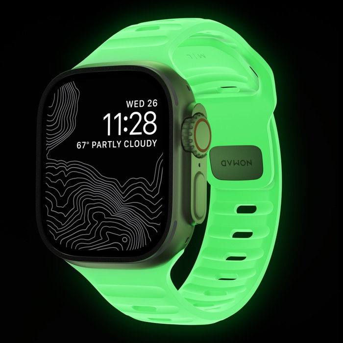 Nomad Sport Band para Apple Ultra / 46mm Glow Nomad Sport Band para Apple Ultra / 46mm Glow
