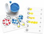 Kreul Kit pintura MUCKI Play me paintbox con colores y dedos
