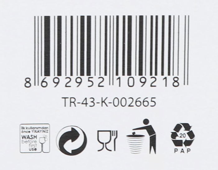 Lav Jarra con Tapa 1400 cc (6 Unidades)