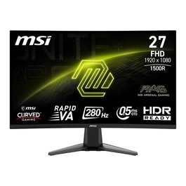 MSI Monitor Gaming Curvo MAG 276CXF 27" FHD 280Hz 0.5ms Adaptive-Sync 1500R HDR Ready, Anti-Flicker, Negro