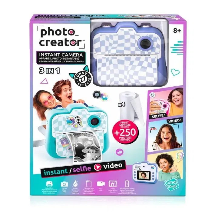 Canal Toys Cámara instantánea CLK 057 Azul