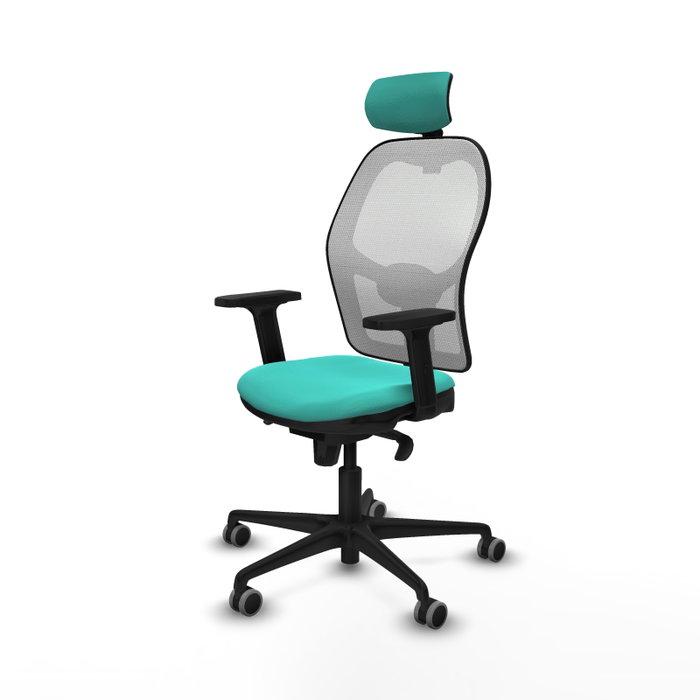 PIQUERAS Y CRESPO Silla de oficina Jorquera Turquesa y Blanco PIQUERAS Y CRESPO Silla de oficina Jorquera Turquesa y Blanco