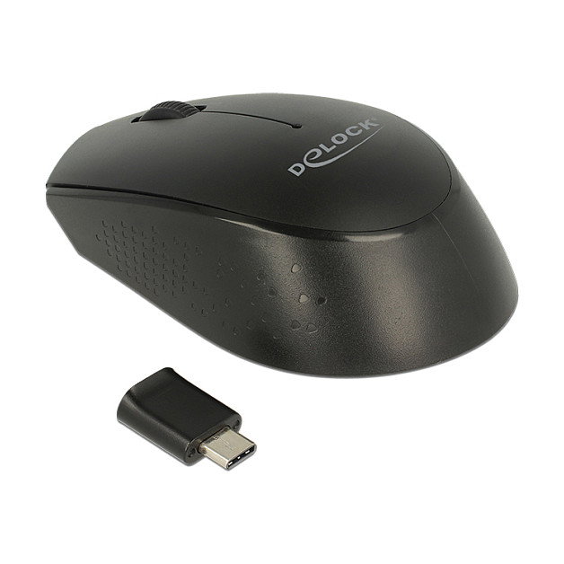 DeLOCK 12526 Ratón Óptico Mini Inalámbrico 2,4 GHz Negro DeLOCK 12526 Ratón Óptico Mini Inalámbrico 2,4 GHz Negro