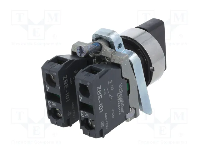 SCHNEIDER ELECTRIC Interruptor Rotativo Harmony XB4 22mm NA x2 Negro