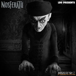 Mezco Toyz Living Dead Dolls Figura Nosferatu 1922 25,5cm con levita y sombrero