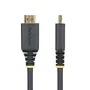 StarTech.com Cable HDMI 2.0 Alta Velocidad 4K 60Hz HDR10 con Conectores con Pestillo - Modelo HDMI2-CABLE-GRIP-30C - 0.3 m - Negro