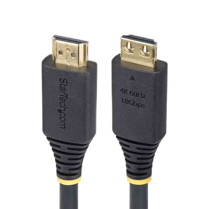 StarTech.com Cable HDMI Alta Velocidad 30cm con Conectores de Agarre 4K60 Negro StarTech.com Cable HDMI Alta Velocidad 30cm con Conectores de Agarre 4K60 Negro
