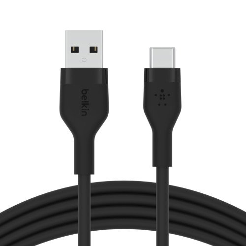 Belkin 24 pin Cable BoostCharge USB-C a USB-A de 3m para Carga y Sincronización Negro