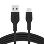 Belkin 24 pin Cable BoostCharge USB-C a USB-A de 3m para Carga y Sincronización Negro