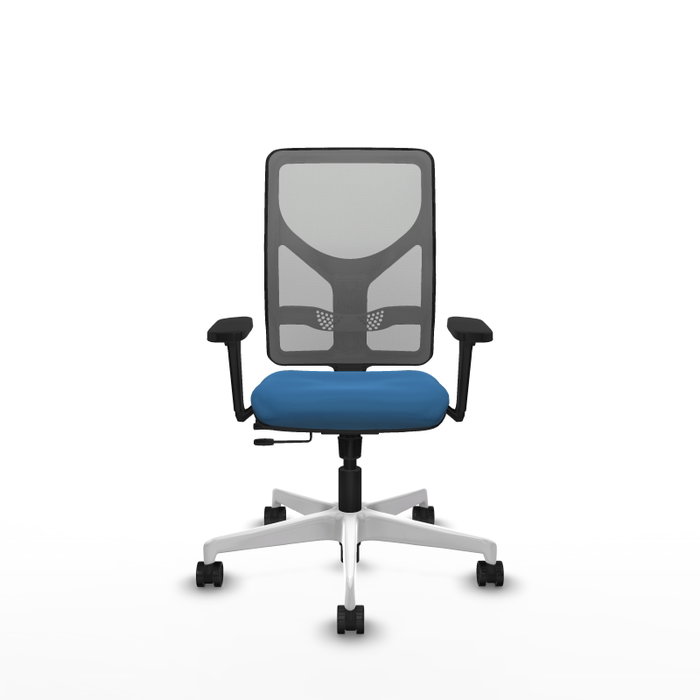 PIQUERAS Y CRESPO Silla de oficina Motilla Azul claro y Gris PIQUERAS Y CRESPO Silla de oficina Motilla Azul claro y Gris