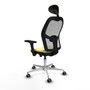 PIQUERAS Y CRESPO Silla de oficina Jorquera Sincro/Traslack Crema y Gris