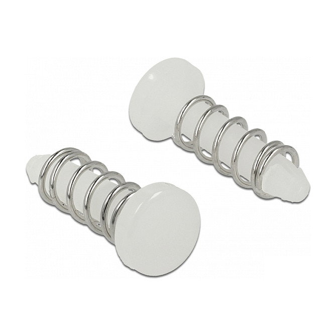 DeLOCK Remache a presión para disipador de calor, Blanco, 10 unidades DeLOCK Remache a presión para disipador de calor, Blanco, 10 unidades