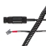 JPL BL-08+P Cable espiral 2m Negro RJ-11 a QD, compatible con Plantronics, 1 unidad