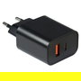 Inter-Tech PD-2120 Cargador USB-C 20W Negro con Carga Rápida y Doble Puerto USB