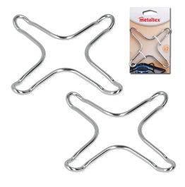 METALTEX Soporte Reductor Universal Fuego Gas (2 unidades) de 80g