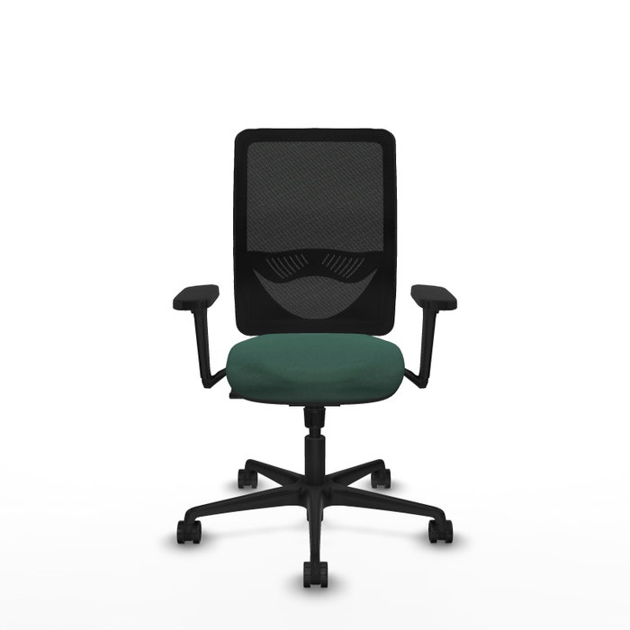 PIQUERAS Y CRESPO Silla de oficina Zulema con mecanismo Sincro, Verde botella y Negro PIQUERAS Y CRESPO Silla de oficina Zulema con mecanismo Sincro, Verde botella y Negro