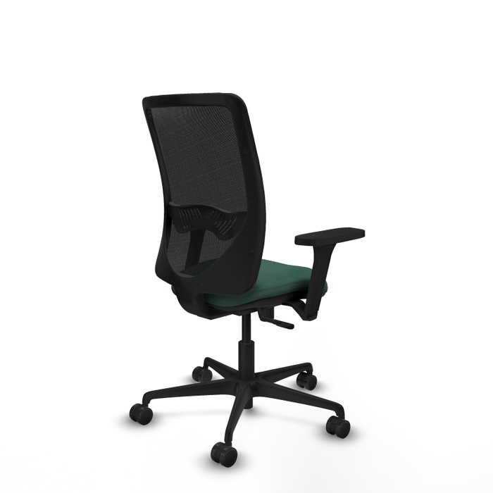 PIQUERAS Y CRESPO Silla de oficina Zulema con mecanismo Sincro, Verde botella y Negro PIQUERAS Y CRESPO Silla de oficina Zulema con mecanismo Sincro, Verde botella y Negro