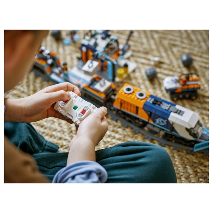 LEGO 60470 City Arktis-Polarexpress Tren Expreso Polar Ártico de los Exploradores Juego de Construcción 7+ años 1517 Piezas Multicolor
