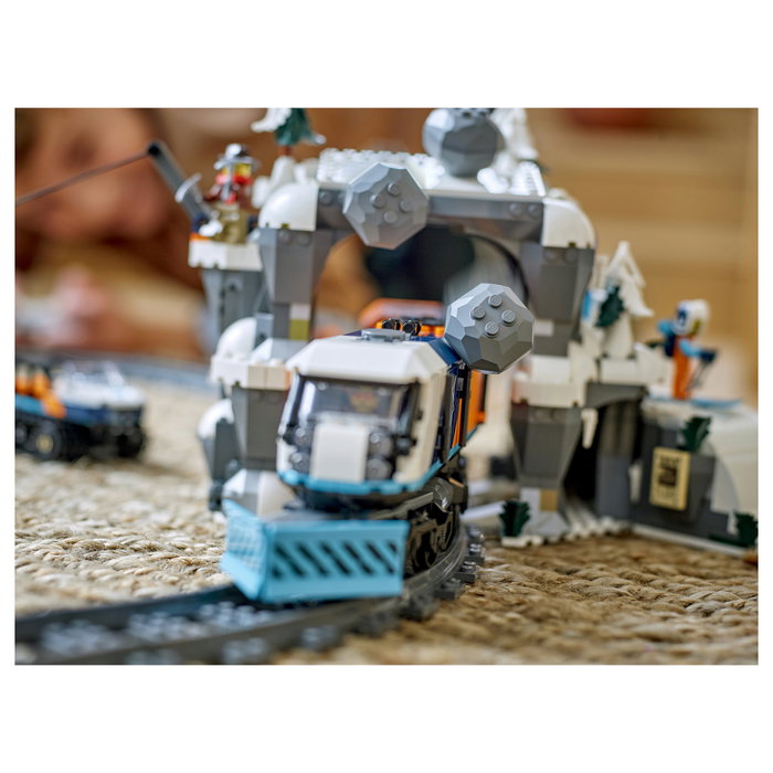 LEGO 60470 City Arktis-Polarexpress Tren Expreso Polar Ártico de los Exploradores Juego de Construcción 7+ años 1517 Piezas Multicolor