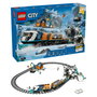 LEGO 60470 City Arktis-Polarexpress Tren Expreso Polar Ártico de los Exploradores Juego de Construcción 7+ años 1517 Piezas Multicolor