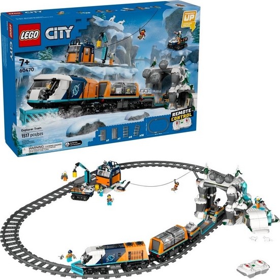 LEGO City 60470 Explorers' Arctic Polar Express Train