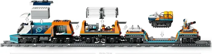 LEGO City 60470 Explorers' Arctic Polar Express Train