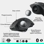 Logitech MX Ergo S Trackball Inalámbrico Grafito