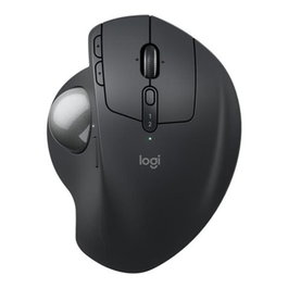 Logitech Ratón Ergonómico Inalámbrico MX ERGO S, Seguimiento Óptico Avanzado, Inalámbrico por Bluetooth y Receptor USB Logi Bolt, DPI Ajustable