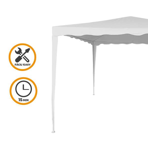 Color Baby Aktive-Cenador 300x300x250 cm Blanco Color Baby Aktive-Cenador 300x300x250 cm Blanco