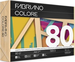 SADIPAL Paquete de Papel Fabriano Color Albaricoque A4 80g 500h