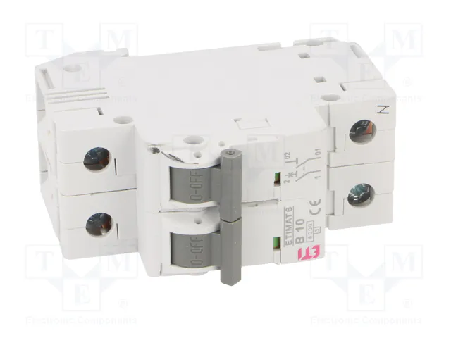 ETI POLAM Interruptor magnetotérmico ETIMAT 6 1P+N 10A