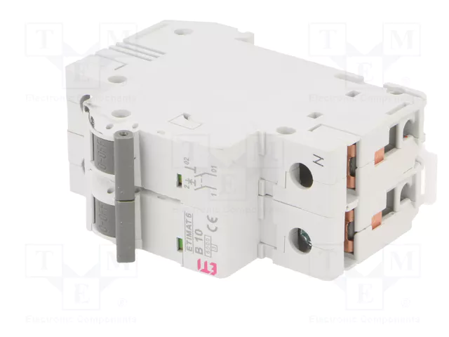 ETI POLAM Interruptor magnetotérmico ETIMAT 6 1P+N 10A