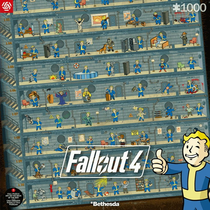 Good Loot Fallout 4 Puzzle Perk Poster de 1000 piezas