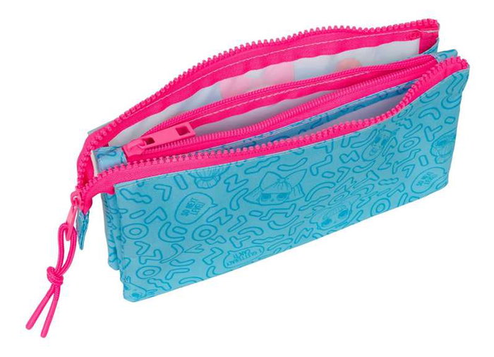 Portatodo Doble LOL Surprise! Divas Azul 22 x 12 x 3 cm
