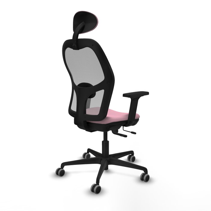 PIQUERAS Y CRESPO Silla de oficina Jorquera Rosa y Gris PIQUERAS Y CRESPO Silla de oficina Jorquera Rosa y Gris