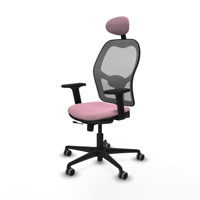 PIQUERAS Y CRESPO Silla de oficina Jorquera Rosa y Gris PIQUERAS Y CRESPO Silla de oficina Jorquera Rosa y Gris