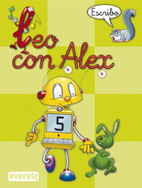 PARANINFO EVEREST, Leo con Alex 5 Escritura (Pauta) Verde - Ana María Díez Torío; Aurora Estébanez Estébanez; María del Carmen Calvo Rojo