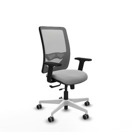 PIQUERAS Y CRESPO Silla de oficina Zulema con mecanismo Sincro/Traslack Gris