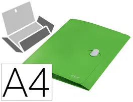 Leitz Carpeta con Gomas Recycle Din A4 Polipropileno Verde para Oficina y Hogar