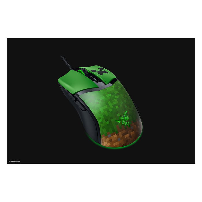 Razer Cobra Gaming Mouse Minecraft Edition - Ratón Alámbrico Óptico 8500 DPI, 6 Botones Programables, RGB, 58 g, Para Diestros Razer Cobra Gaming Mouse Minecraft Edition - Ratón Alámbrico Óptico 8500 DPI, 6 Botones Programables, RGB, 58 g, Para Diestros