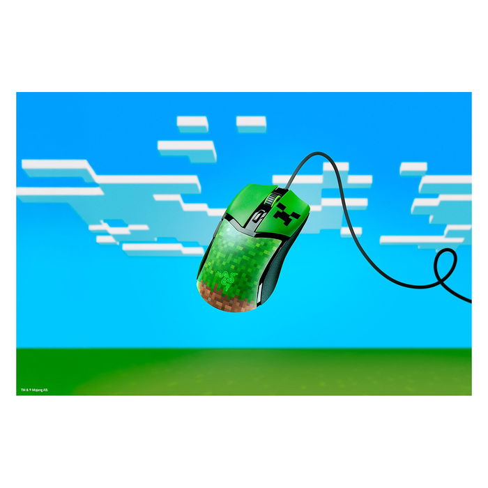 Razer Cobra Gaming Mouse Minecraft Edition - Ratón Alámbrico Óptico 8500 DPI, 6 Botones Programables, RGB, 58 g, Para Diestros Razer Cobra Gaming Mouse Minecraft Edition - Ratón Alámbrico Óptico 8500 DPI, 6 Botones Programables, RGB, 58 g, Para Diestros