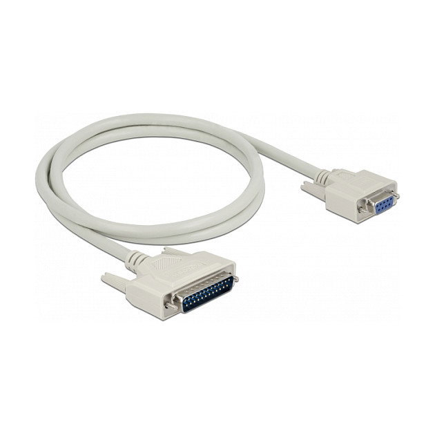 DeLOCK 84544 Cable Serie D-Sub 25 Macho a D-Sub 9 Hembra 1 m DeLOCK 84544 Cable Serie D-Sub 25 Macho a D-Sub 9 Hembra 1 m