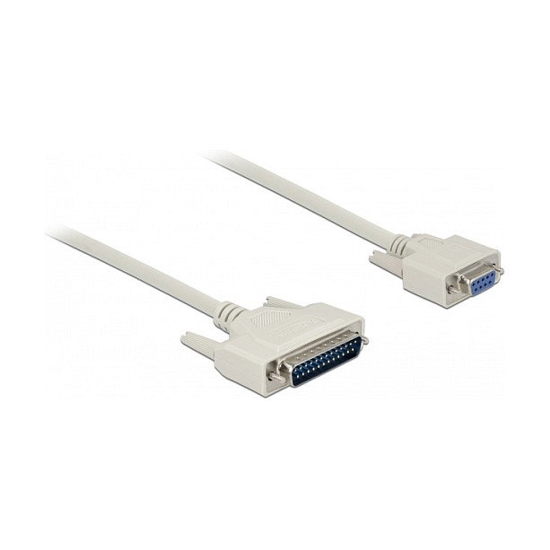 DeLOCK 84544 Cable Serie D-Sub 25 Macho a D-Sub 9 Hembra 1 m DeLOCK 84544 Cable Serie D-Sub 25 Macho a D-Sub 9 Hembra 1 m