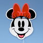 Yellowpop Disney Minnie Printed Face LED Neon Wall Light White / Red
