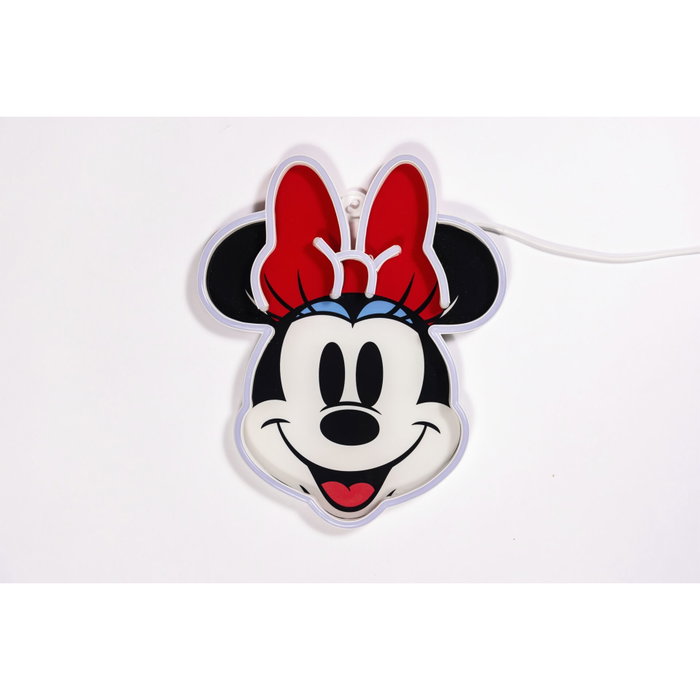 Yellowpop Disney Minnie Printed Face LED Neon Wall Light White / Red Yellowpop Disney Minnie Printed Face LED Neon Wall Light White / Red